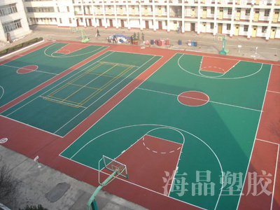 1、山东省鲁南监狱塑胶跑道、篮球场、儿童乐园 　　 2、济宁市微山县第三中学塑胶跑道、人造草坪足球场